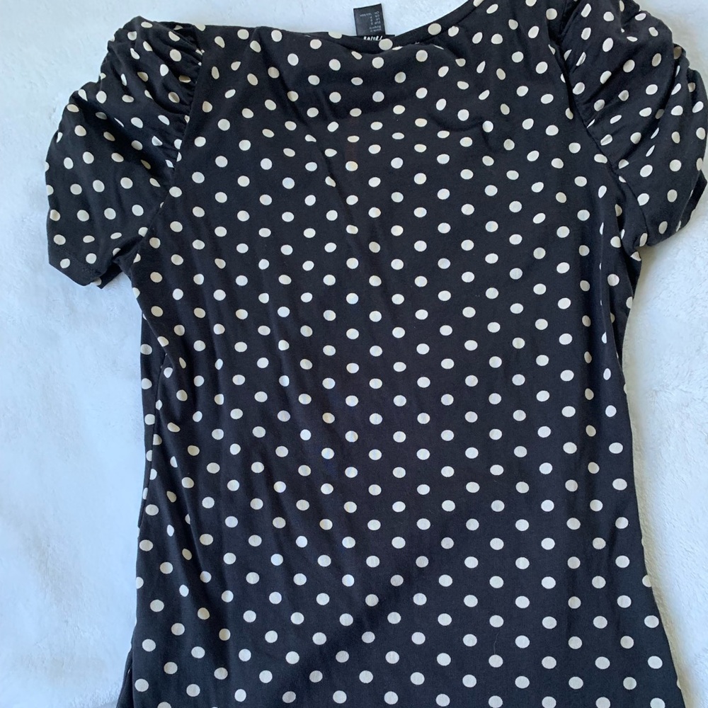 H&M polka dot top